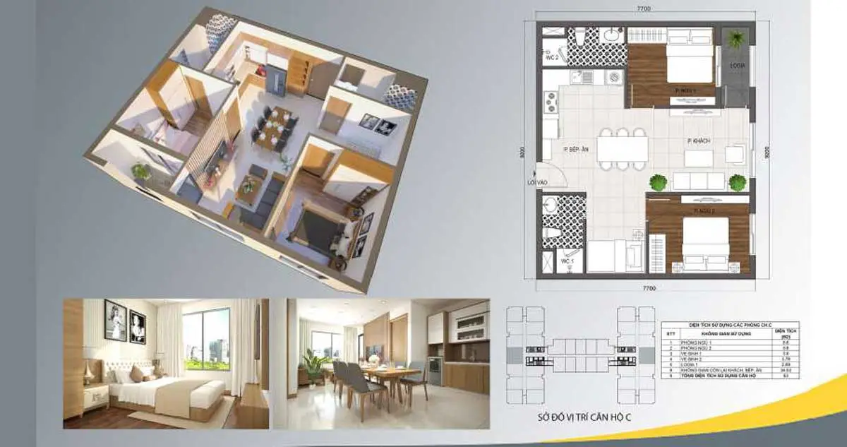 Tecco Felice Tower 14 Thiết kế Căn hộ Tecco Felice Tower Tân Uyên