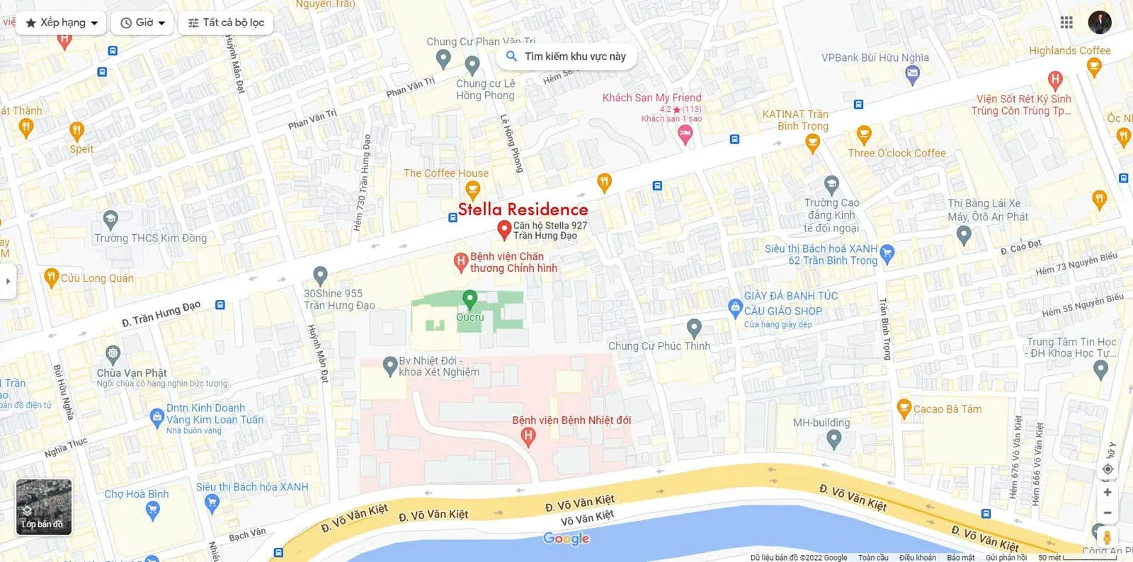 Stella Residence 2 Vị trí Dự án Stella Residence Trần Hưng Đạo Quận 5