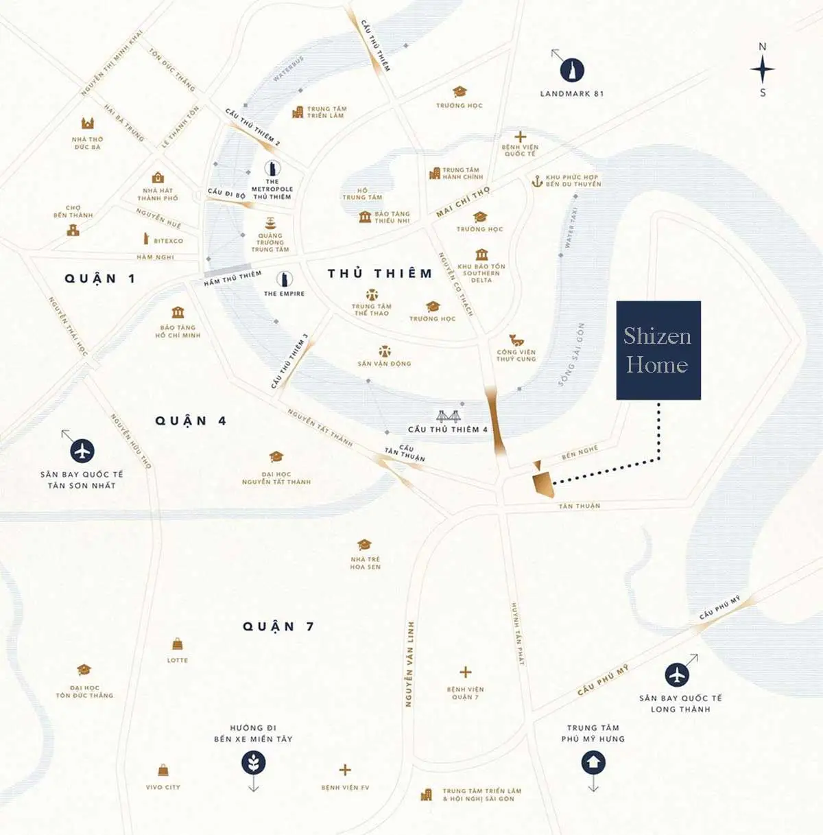 Shizen Home 6 Tiện ích liên kết vùng Dự án Căn hộ Shizen Home Quận 7