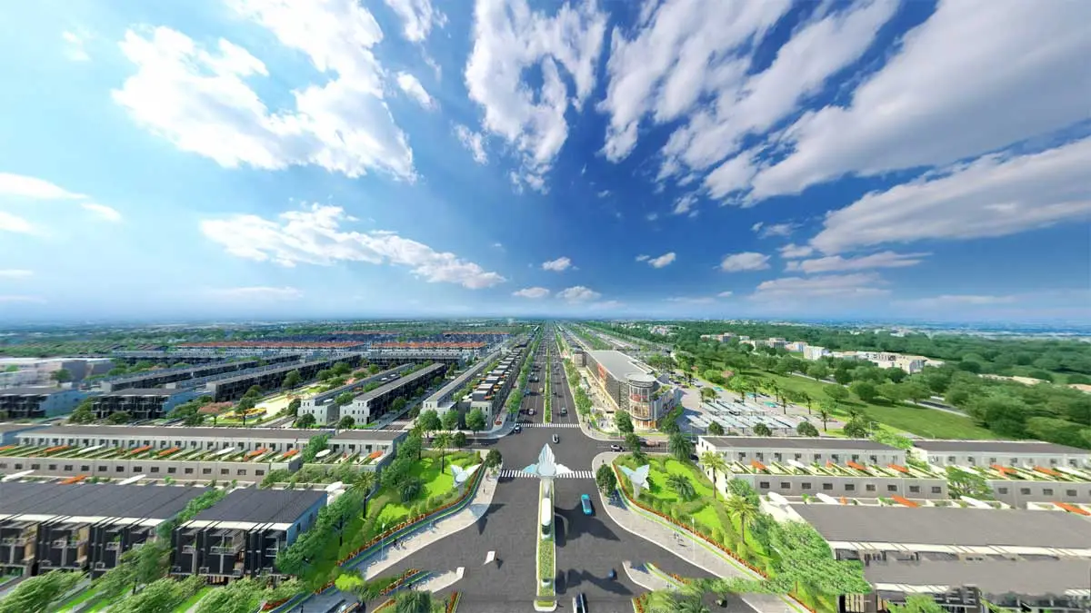 GEM SKY WORLD LONG THÀNH 4 Cổng Nam Dự án Khu đô thị Gem Sky World