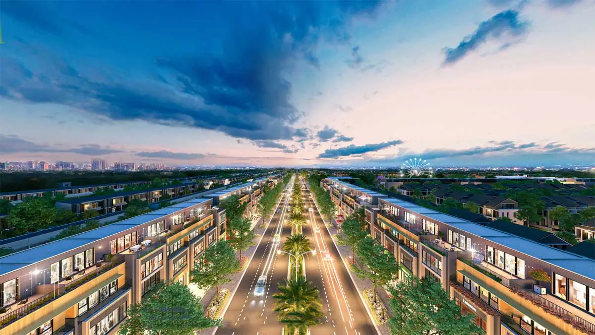 GEM SKY WORLD LONG THÀNH 7 Đại lộ Vàng 34m Trục chính Dự án Gem Sky World