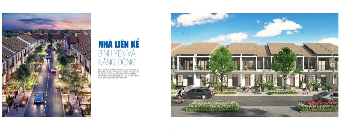 GEM SKY WORLD LONG THÀNH 14 Nhà phố liên kế Gem Sky World Long Thành