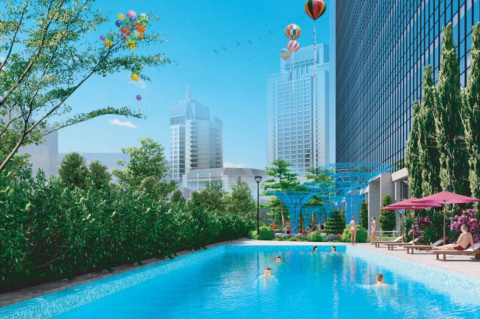 Hồ bơi Techport City Bình Dương