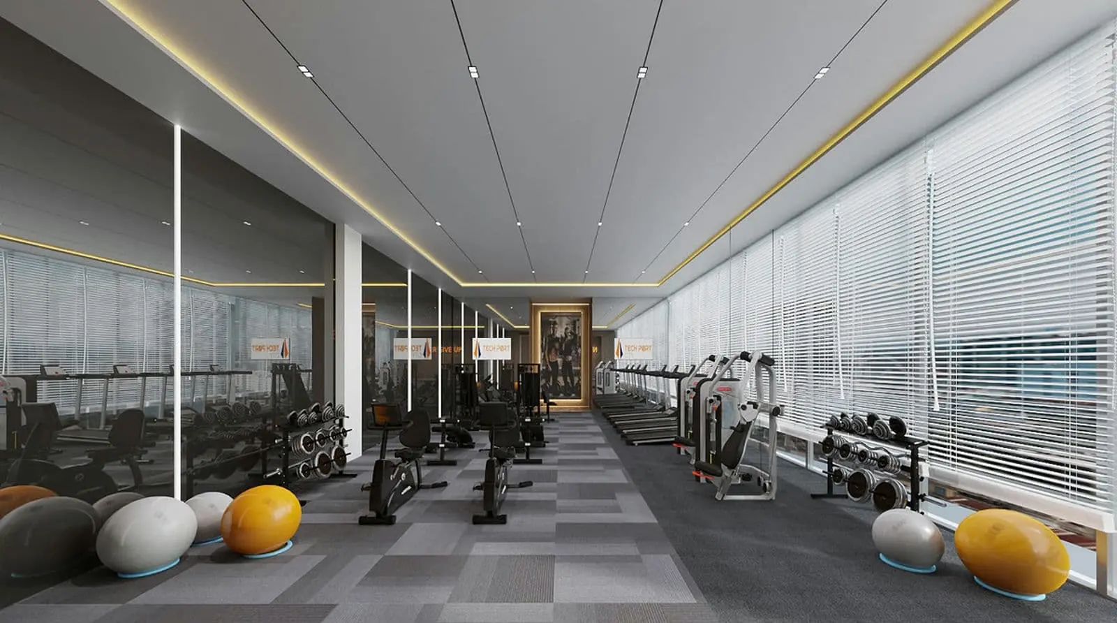 Techport City 5 Phòng Gym Techport City Bình Dương