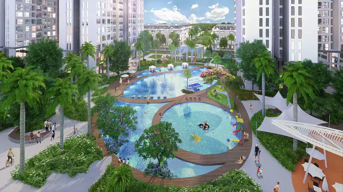 Hồ bơi Dự án Căn hộ Raemian Galaxy City Quận 2