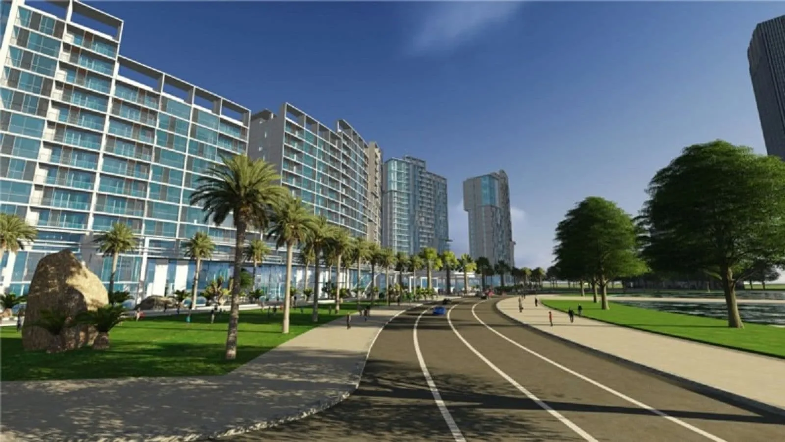 DIC Wisteria City 8 Trục chính Dự án DIC Wisteria City Long Tân