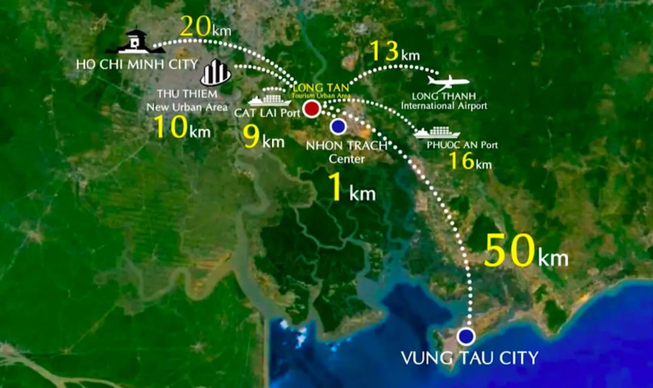 DIC Wisteria City 5 Tiện ích liên kết vùng Dự án Khu đô thị DIC Wisteria City Long Tân Nhơn Trạch Đồng Nai