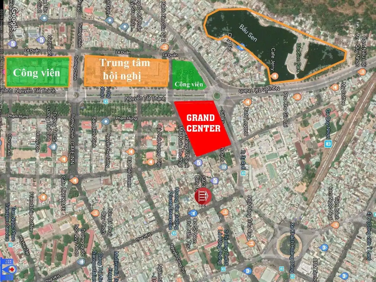 Vị trí Dự án Căn hộ Grand Center Quy Nhơn trên Google Maps Vị trí Dự án Căn hộ Grand Center Quy Nhơn trên Google Maps