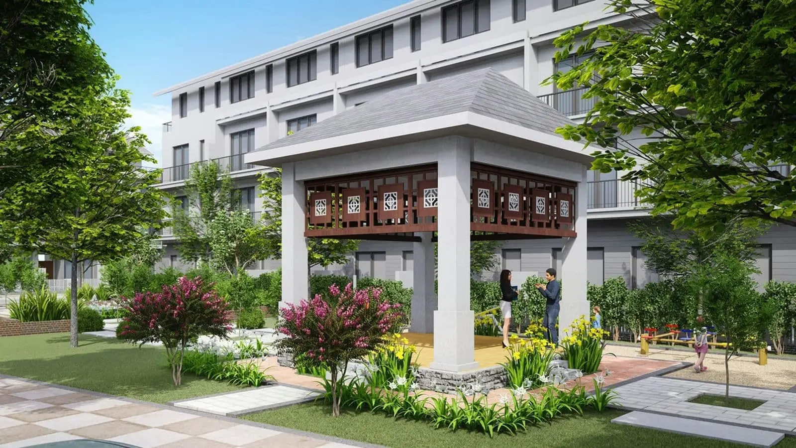 ECO GARDEN HUẾ 8 Công viên nội khu Dự án Eco Garden Huế