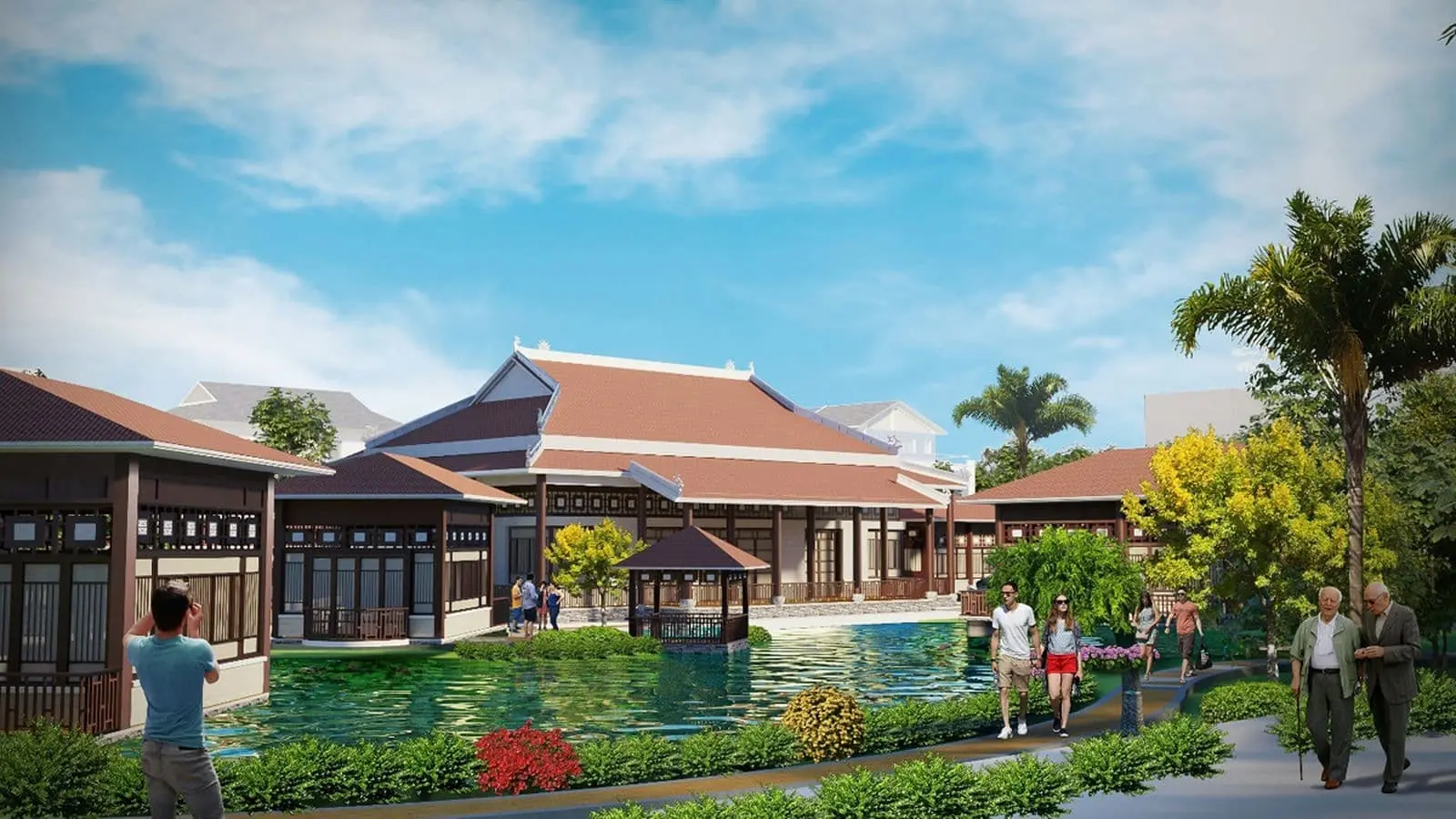 ECO GARDEN HUẾ 7 Nhà hàng Vỹ Dạ Xưa tại Eco Garden Huế