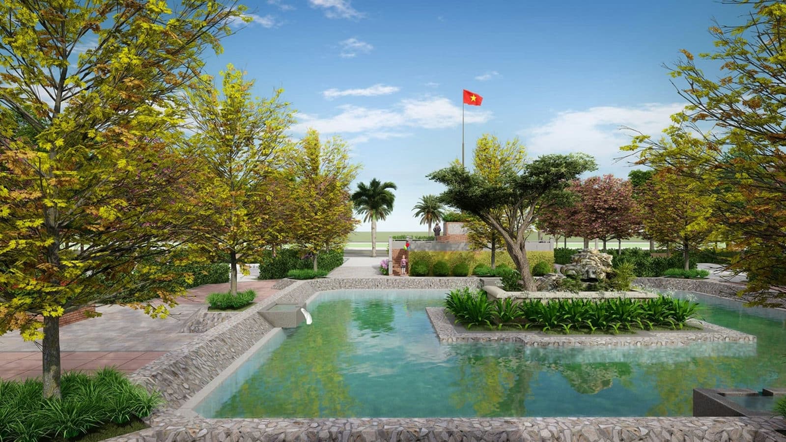 Hồ cảnh quan Dự án Eco Garden Huế