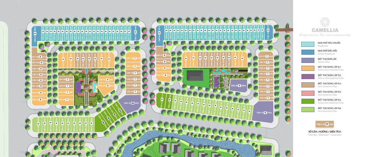 Phân khu Camellia 1 & Camellia 2