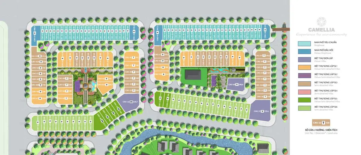 Phân khu Camellia 1 & Camellia 2 Phân khu Camellia 1 & Camellia 2