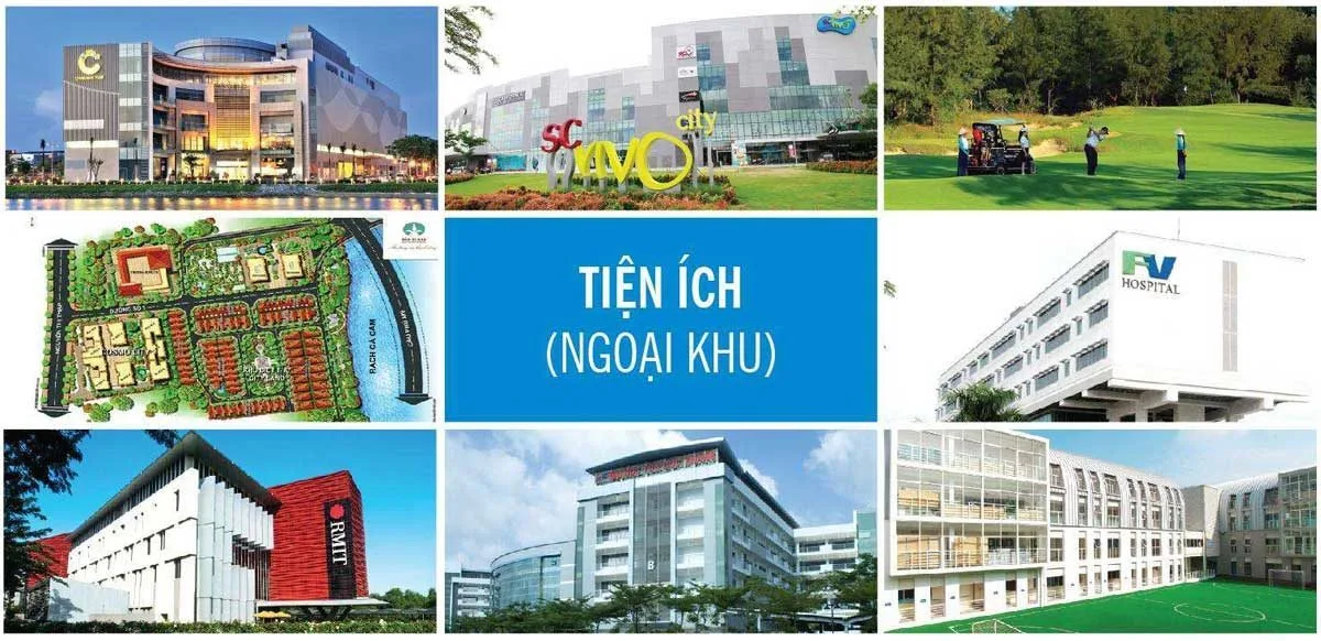 COSMO CITY II QUẬN 7 6 Tiện ích ngoại khu Dự án Căn hộ Chung cư Cosmo City II Nguyễn Thị Thập Quận 7