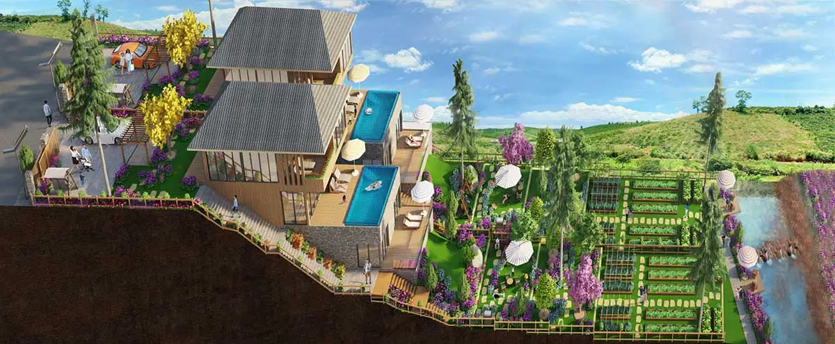 Green Villas Bảo Lộc 8 Biệt thự Green Villa Bảo Lộc