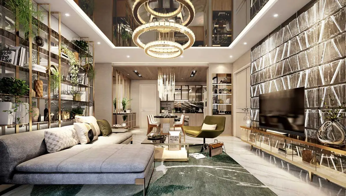 PARK LEGEND HOÀNG VĂN THỤ 35 Phòng khách Căn hộ Park Legend