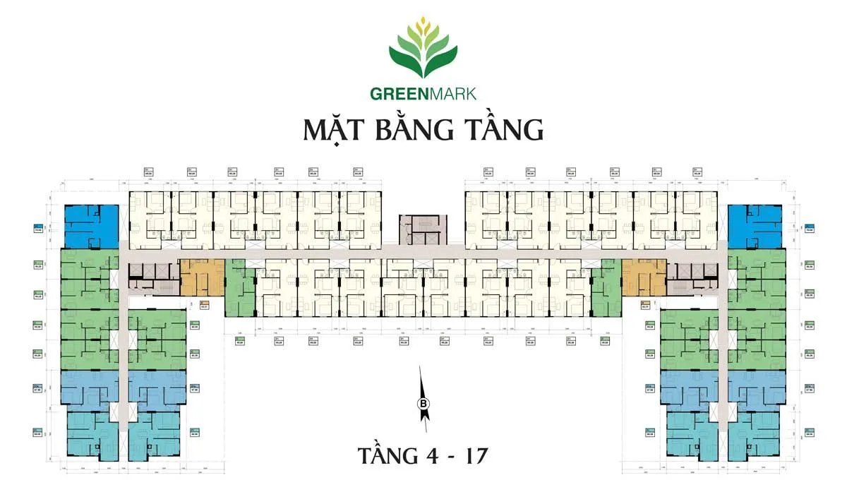 GREEN MARK QUẬN 12 6 mat-bang-tang-4-17-can-ho-green-mark