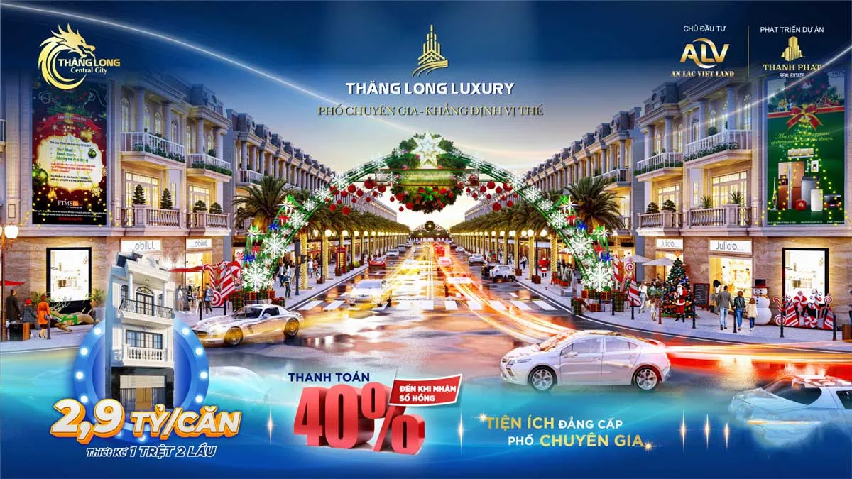 Thăng Long Luxury 2 Dự án Thăng Long Luxury Bàu Bàng