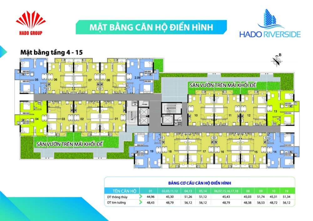 mat bang tang 4 toi 15 hado riverside