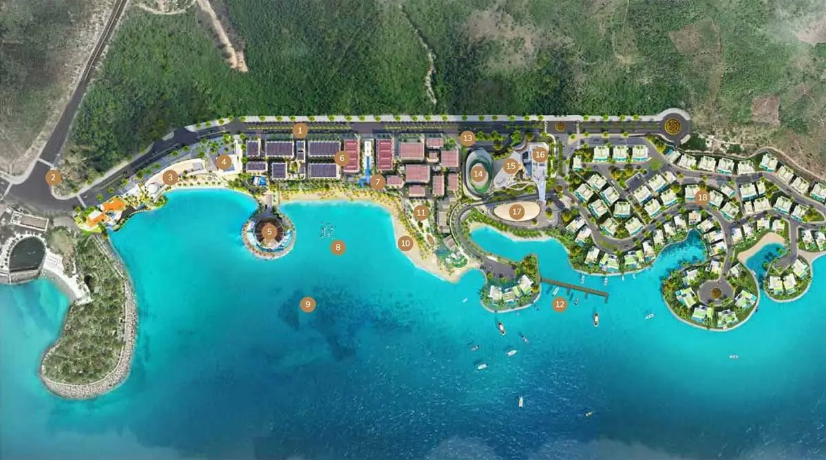 Gran Meliá Nha Trang 7 Mặt bằng Dự án Gran Meliá Nha Trang