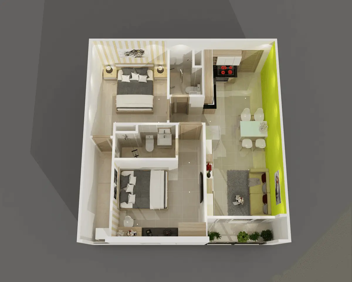 TÔ KÝ TOWER QUẬN 12 12 thiet ke can ho so 5 to ky tower