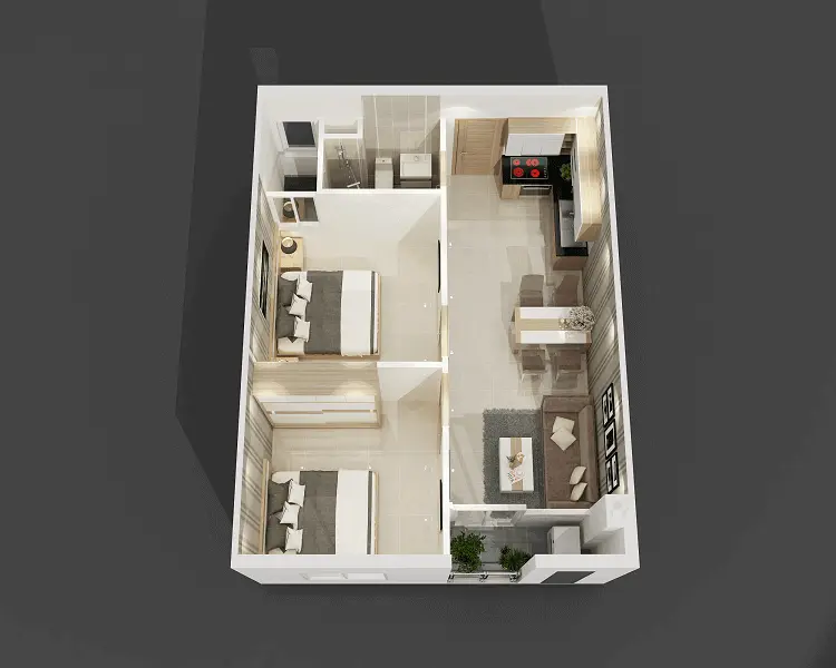 TÔ KÝ TOWER QUẬN 12 11 thiet ke can ho so 4 to ky tower