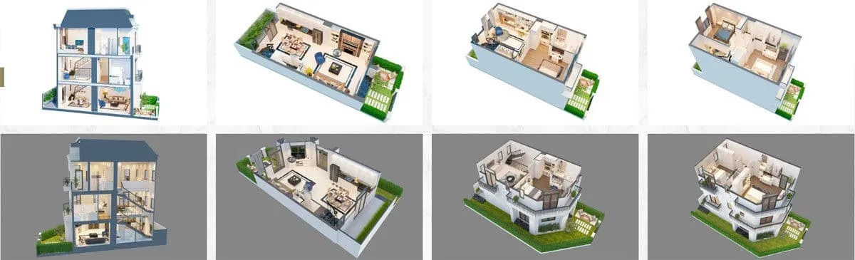 PHÚC AN GARDEN BÌNH DƯƠNG 11 Thiết kế Nhà phố - Biệt thự Khu Đô Thị Phúc An Garden Bình Dương