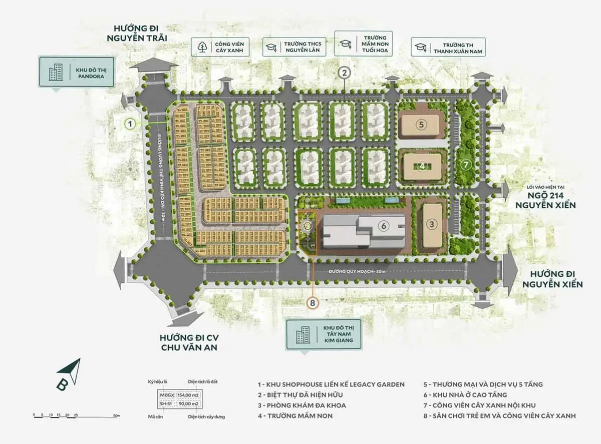 Legacy Garden 12 Mặt bằng Tổng thể Dự án Legacy Garden Thanh Xuân Hà Nội