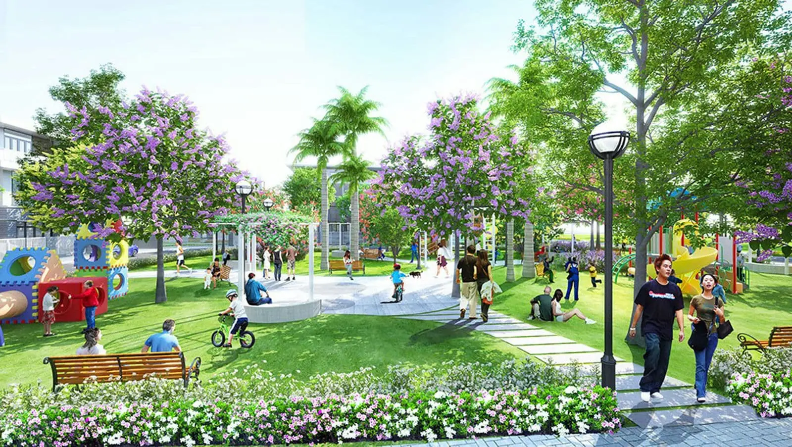 SAIGON WEST BROADWAY BÌNH TÂN 5 Công viên nội khu Dự án Saigon West Broadway Bình Tân