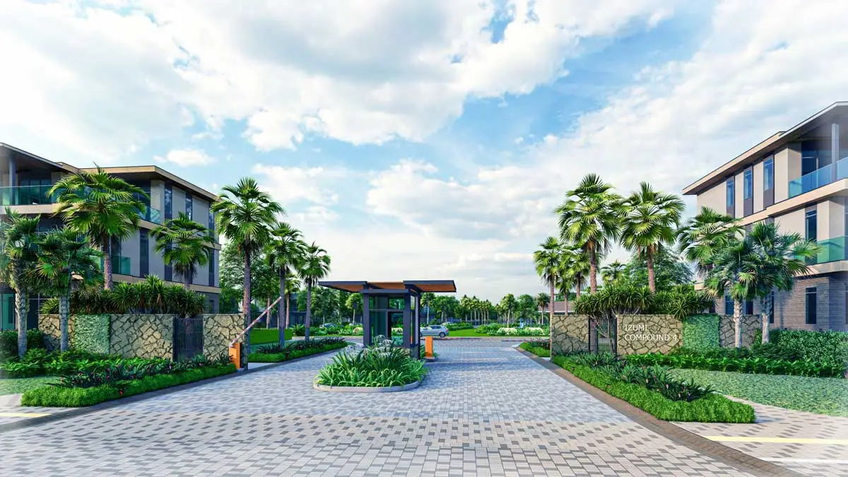 Izumi Riverside 5 Cổng Phân khu Izumi Riverside