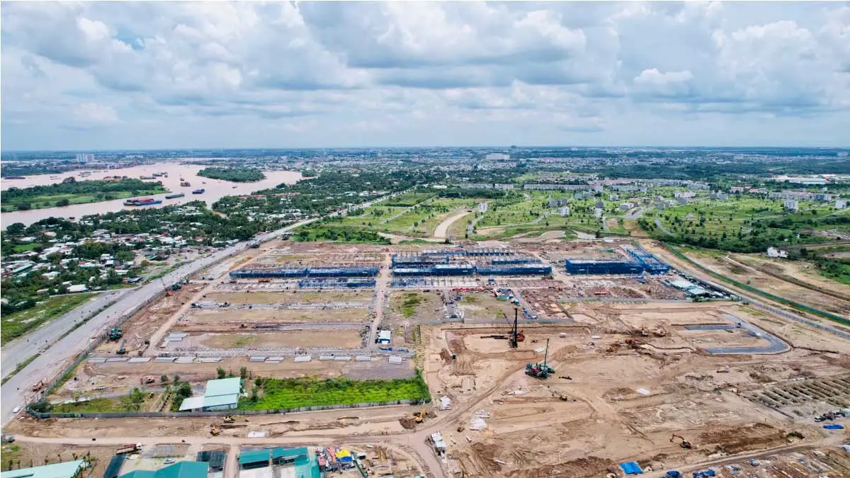 Izumi Riverside 21 Tiến độ thi công Izumi Riverside