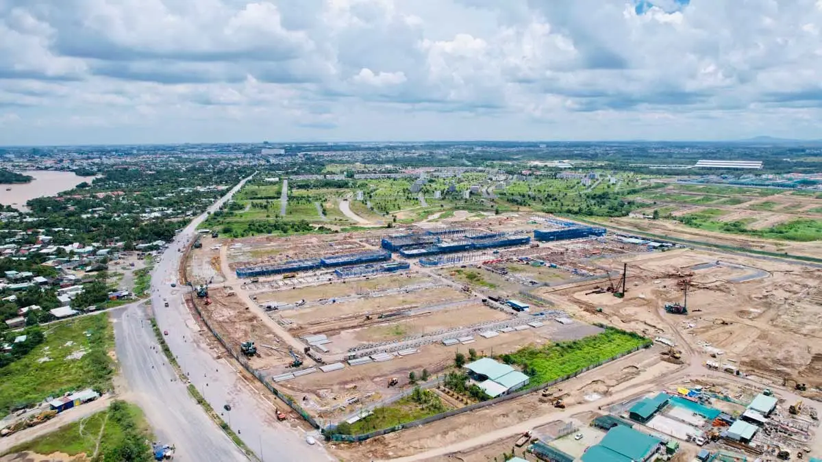 Izumi Riverside 19 Tiến độ thi công Izumi Riverside