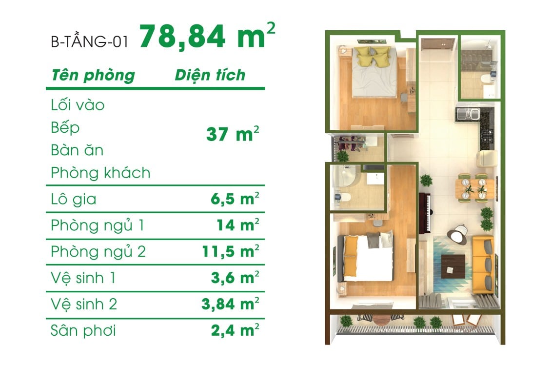 thiet ke can ho b-01 depot metro tham luong