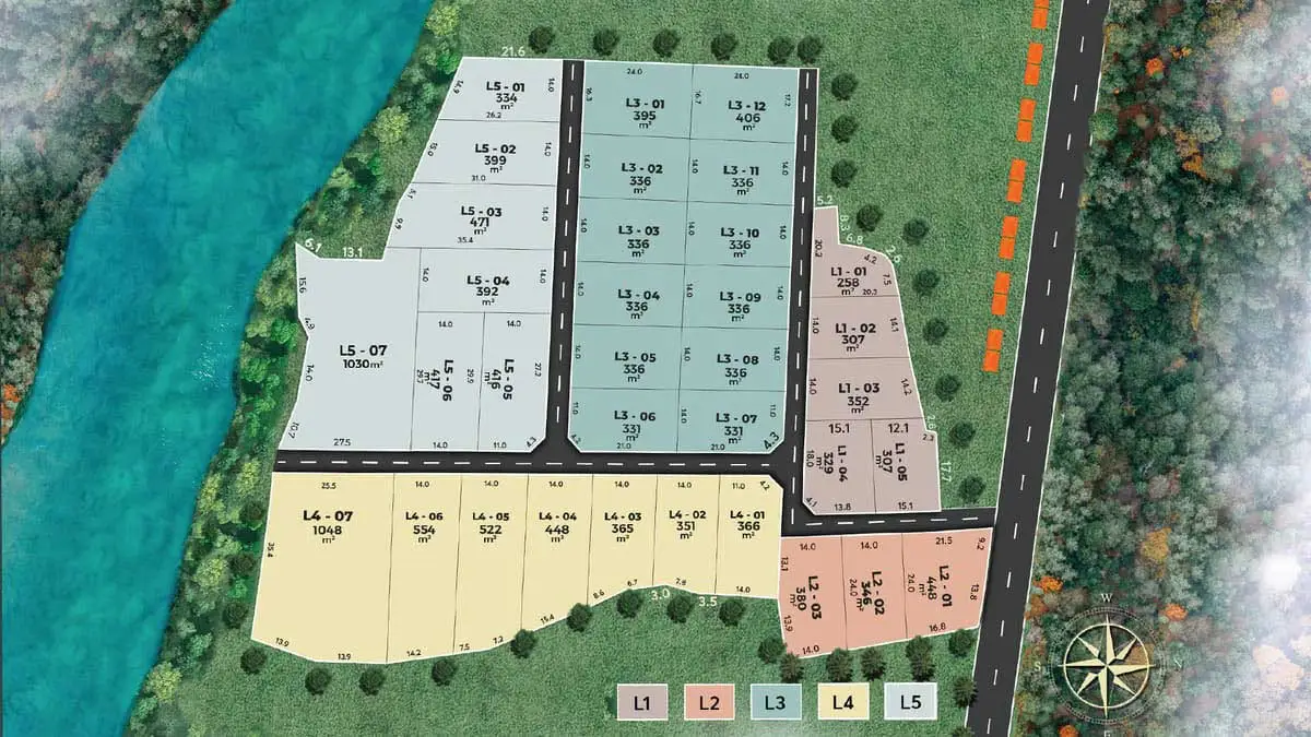 Fog Garden 6 Mặt bằng Phân lô Dự án đất nền Fog Garden Lộc Sơn Bảo Lộc Lâm Đồng