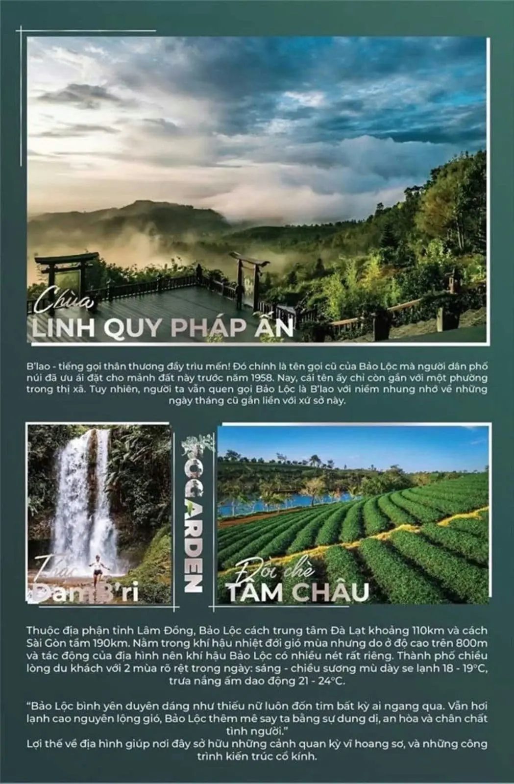 Fog Garden 5 Tiện ích Dự án đất nền Fog Garden Bảo Lộc Lâm Đồng