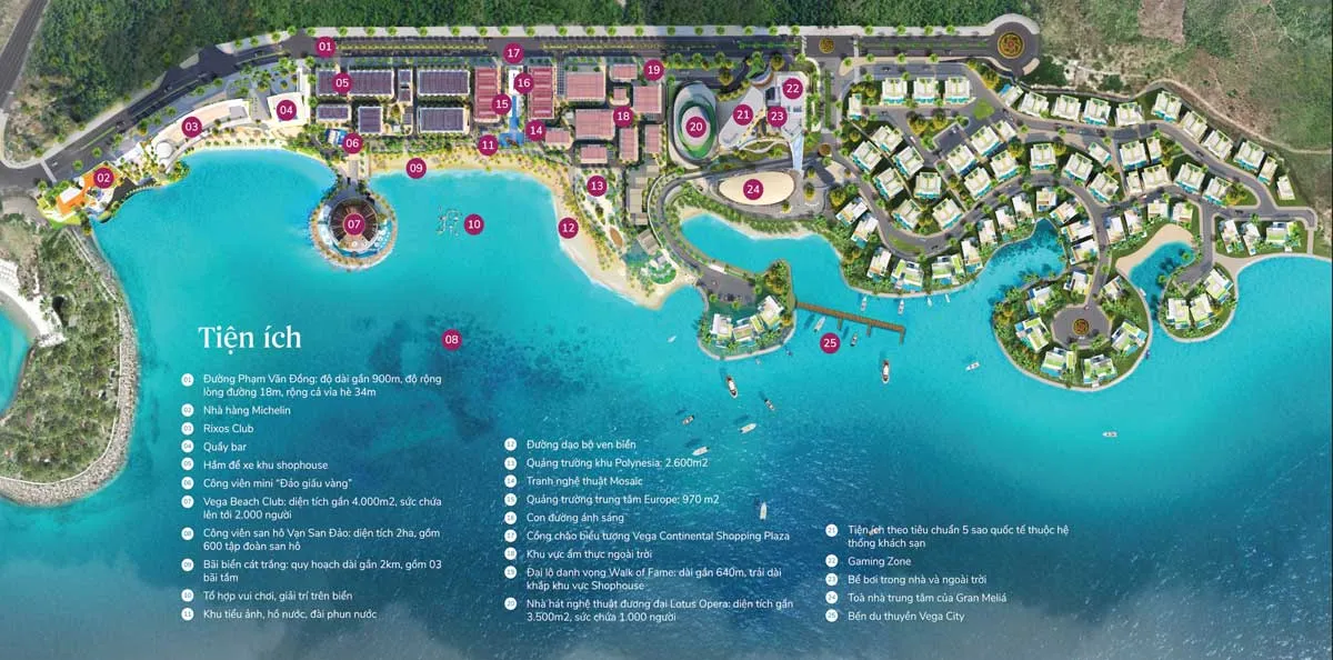 Vega City Nha Trang 9 Hệ thống tiện ích nội khu Vega City Nha Trang