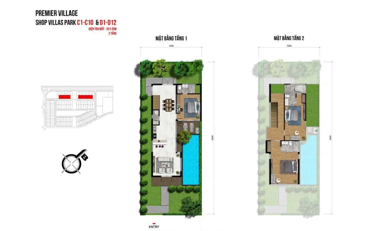 Lagoona Bình Châu 18 Thiết kế Biệt thự Lagoona Bình Châu