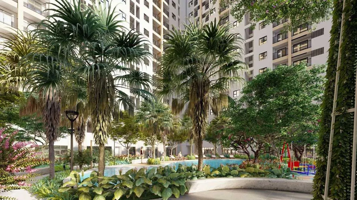 Tecco Felice Homes 9 Công viên nội khu Dự án Căn hộ Chung cư Tecco Felice Homes Thuận An Bình Dương