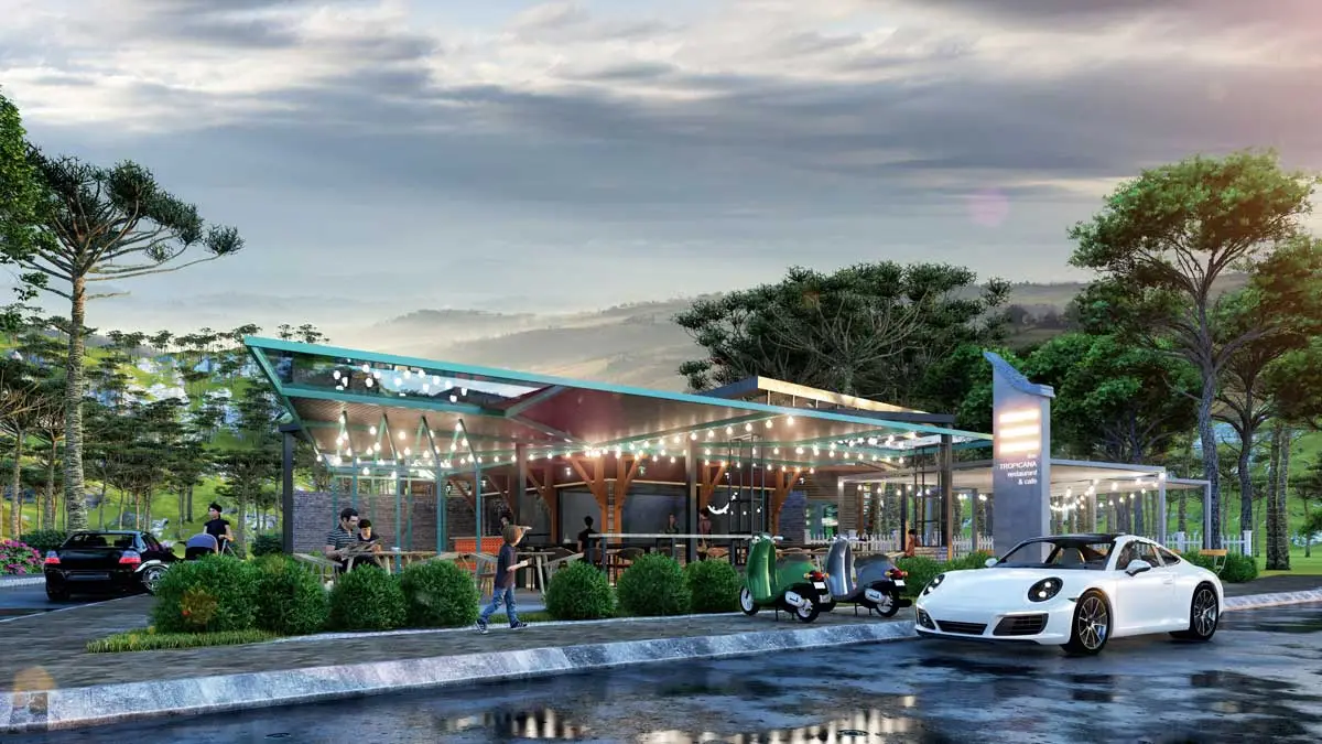 The Tropicana Garden 6 Cafe Làng sinh thái The Tropicana Garden Bảo Lộc