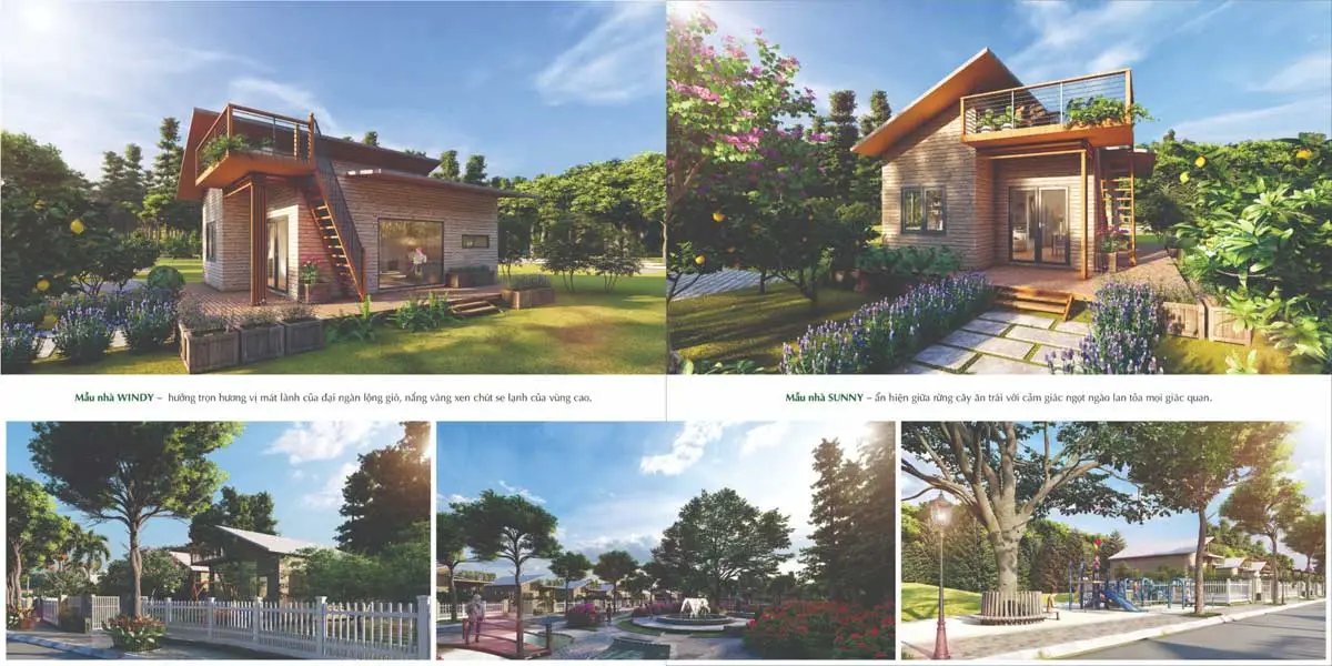 The Tropicana Garden 13 Phối cảnh Nhà mẫu Làng sinh thái The Tropicana Garden Bảo Lộc