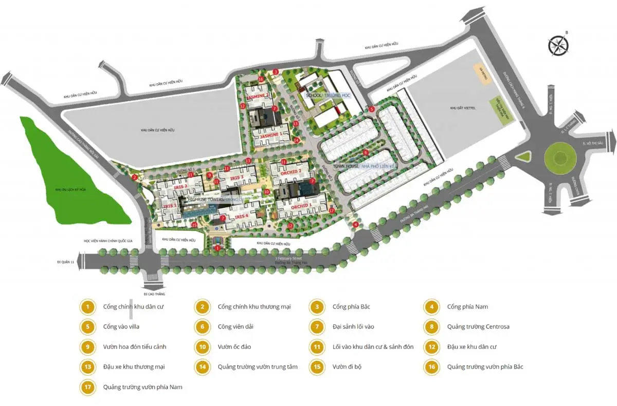 Hà Đô Centrosa Garden 3 Hệ thống Tiện ích nội khu Dự án Hà Đô Centrosa Garden Quận 10