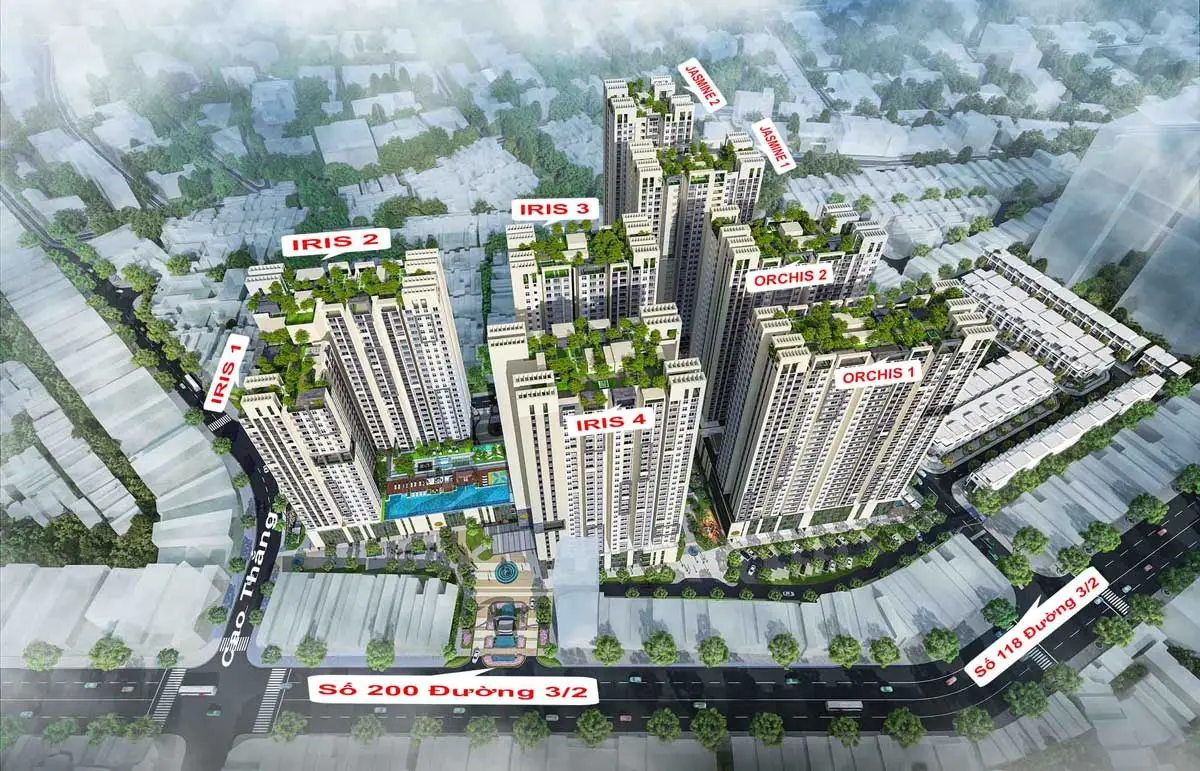 Hà Đô Centrosa Garden 5 Tổng thể Dự án Hà Đô Centrosa Garden Quận 10