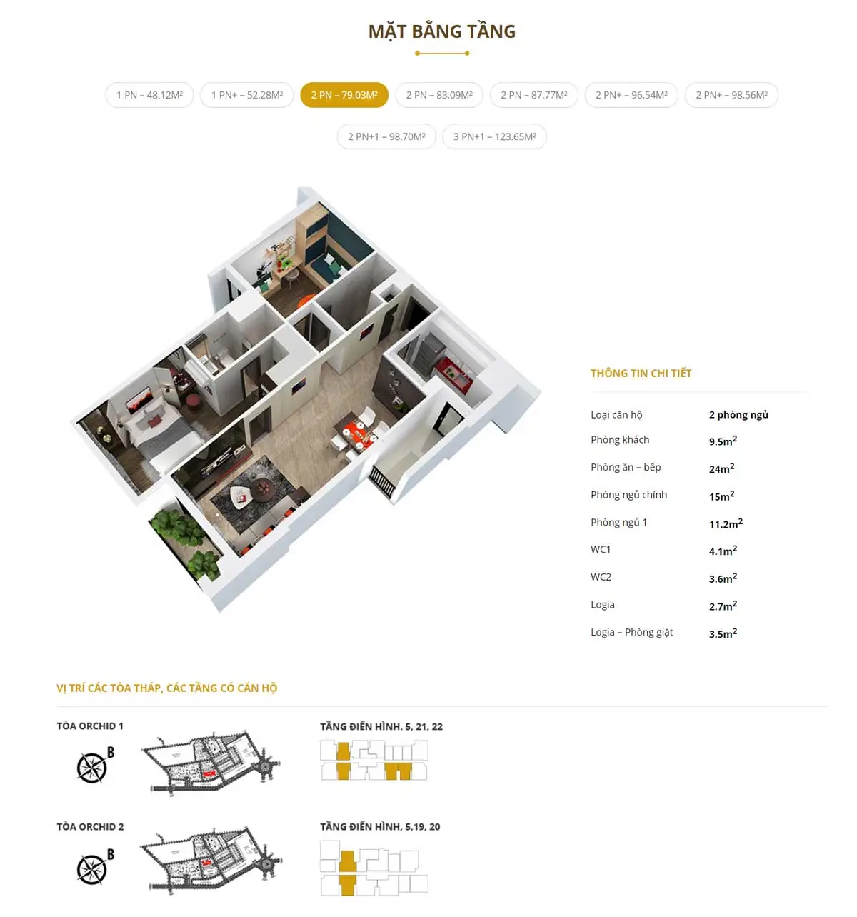 Hà Đô Centrosa Garden Can ho 2 PN – 79.03M² Ha Do Centrosa Garden Quan 10 - Hà Đô Centrosa Garden