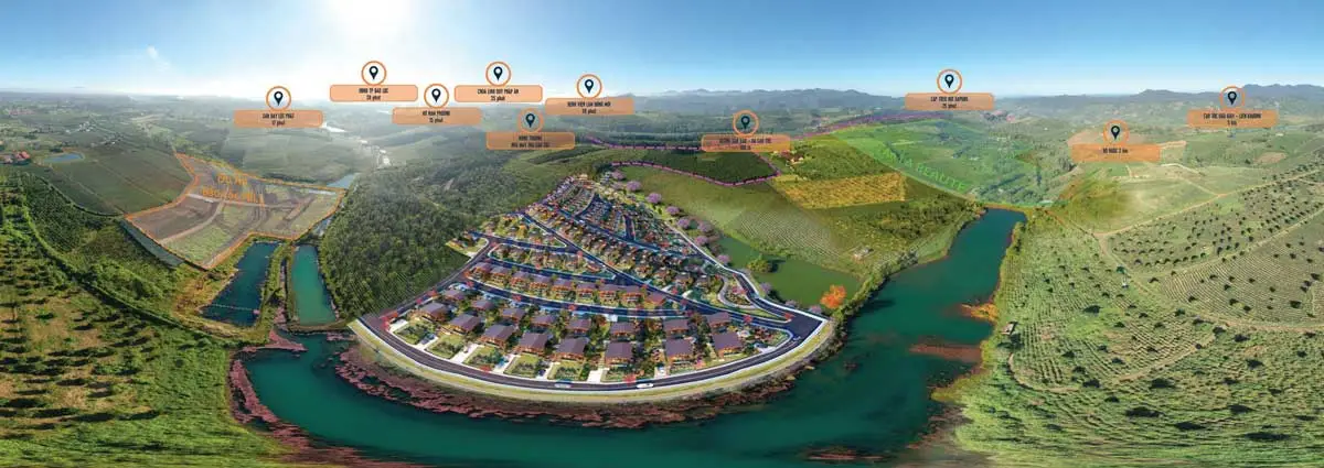 Kingdom Ecolake Village 4 Tiện ích ngoại khu Làng Sinh Thái Kingdom Ecolake Village Bảo Lộc