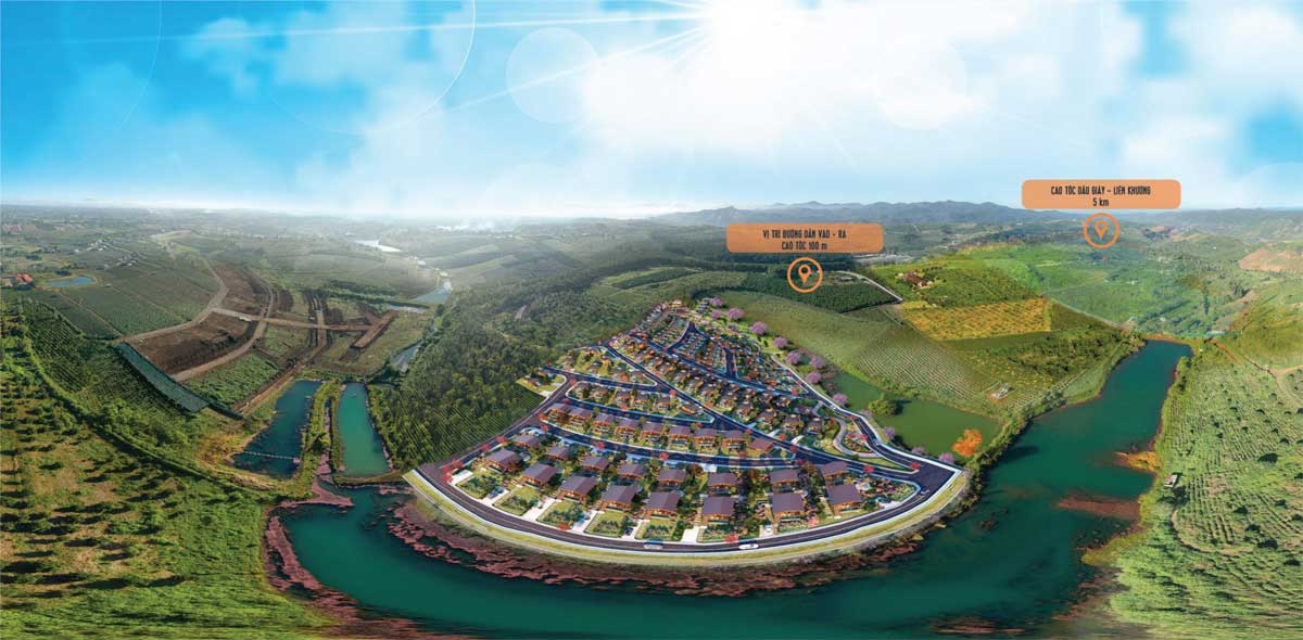 Tiện ích Làng Sinh Thái Kingdom Ecolake Village Bảo Lộc