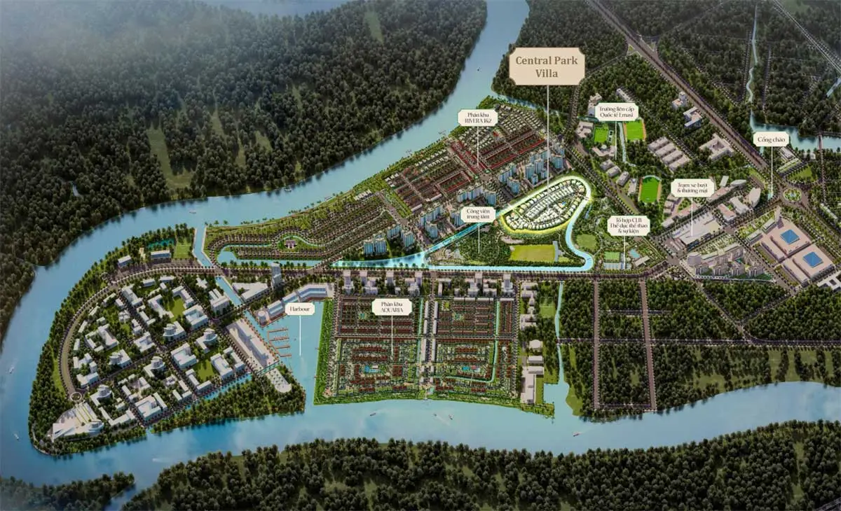 Central Park Villa 2 Phân khu Central Park Villa tại Waterpoint