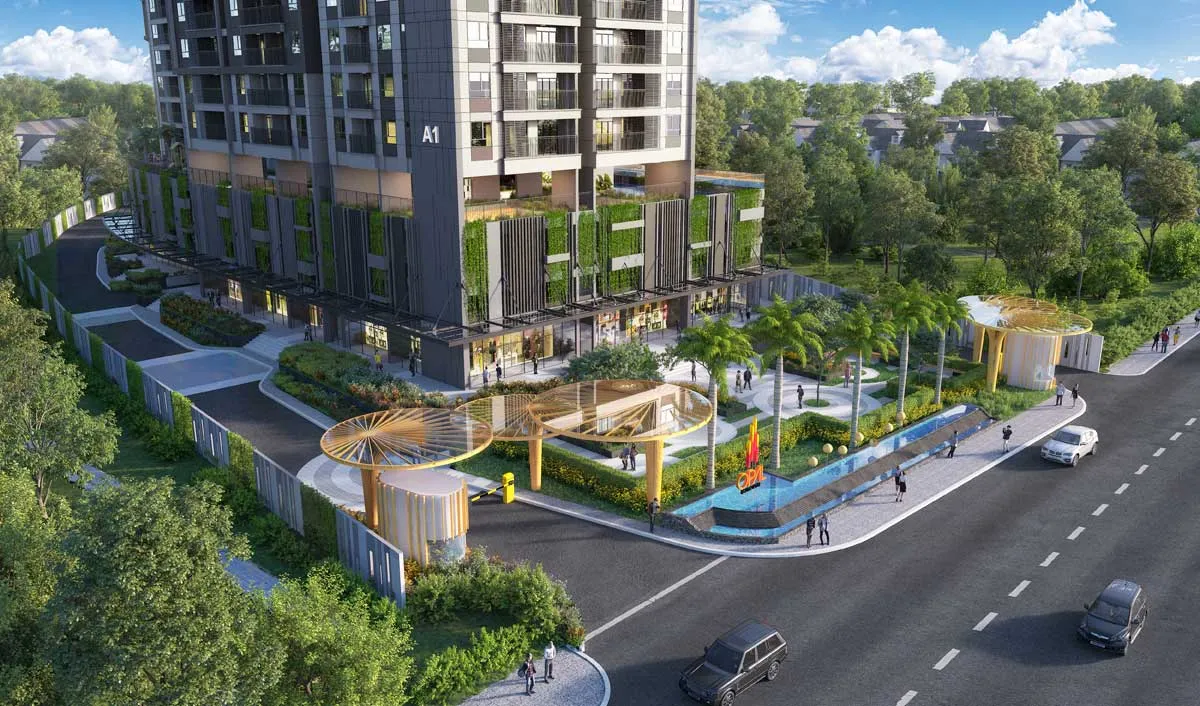 OPAL BOULEVARD 6 Cổng Dự án Căn hộ Opal Boulevard Phạm Văn Đồng Bình Dương