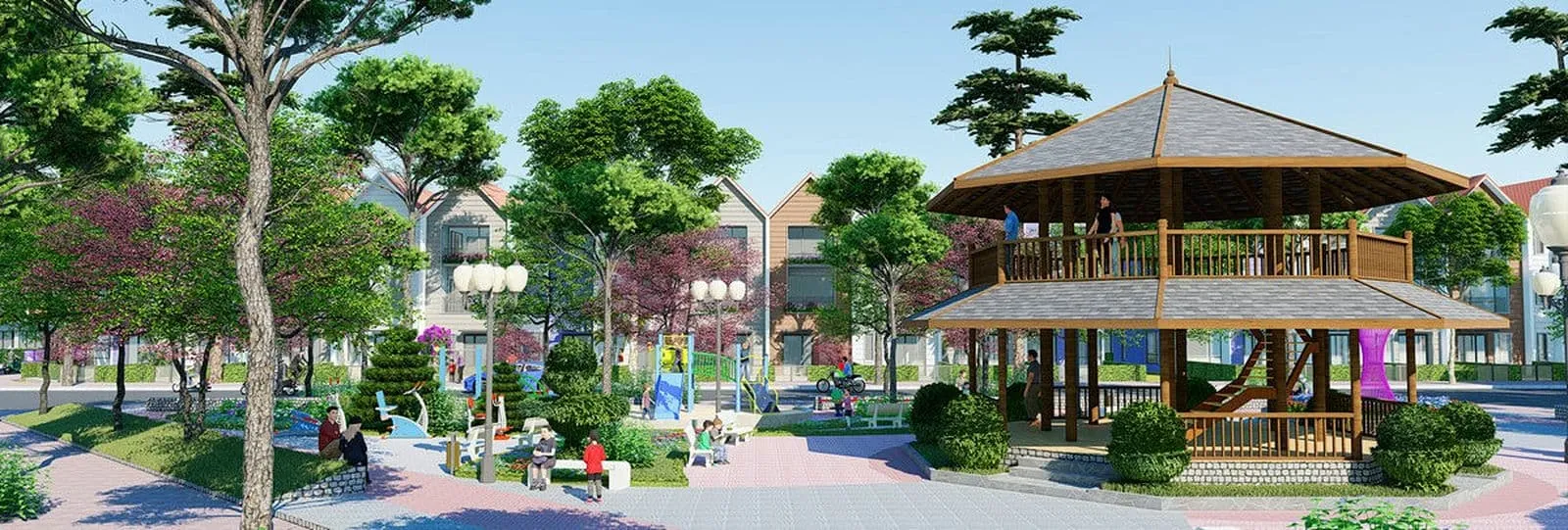 Bảo Lộc Golden City 5 Tiện ích công viên nội khu Dự án Đất Nền Khu Đô Thị Bảo Lộc Golden City