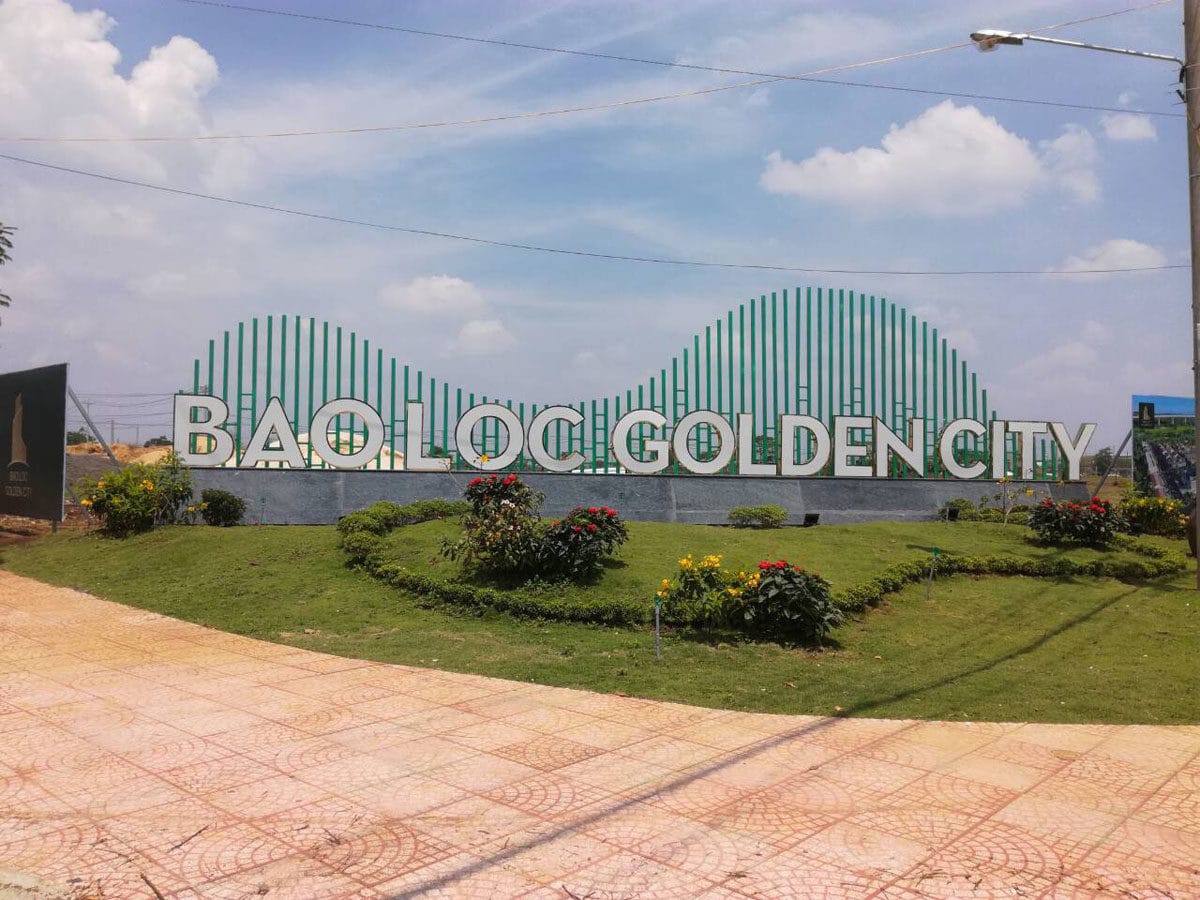 Cổng Dự án Đất Nền Khu Đô Thị Bảo Lộc Golden City