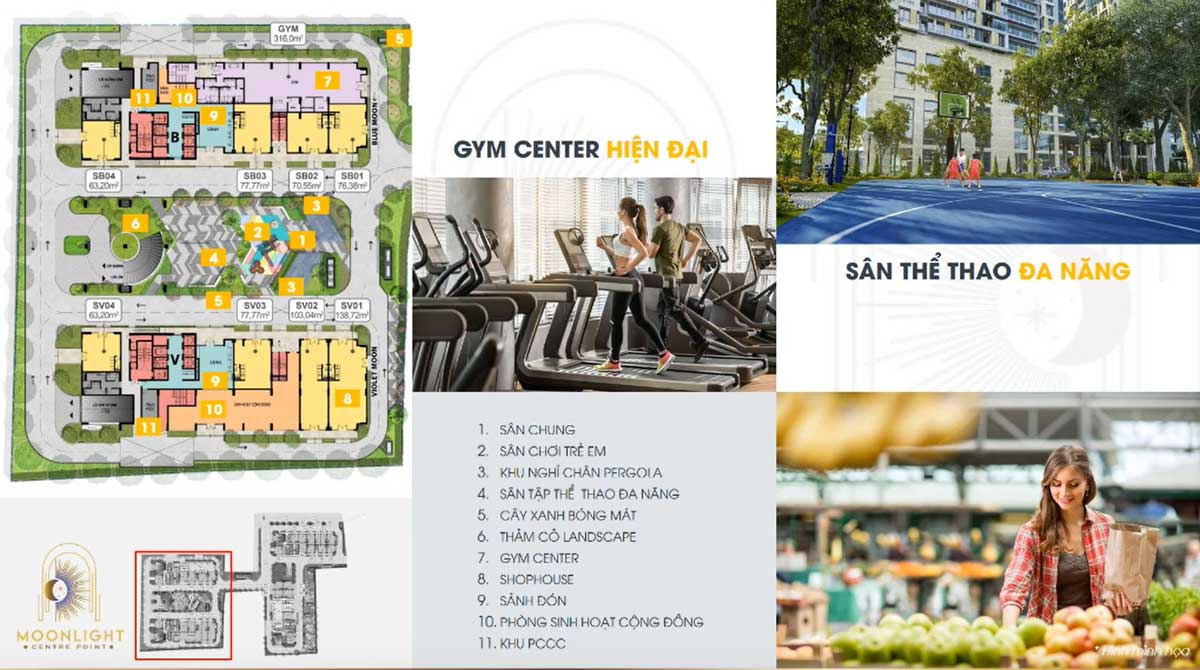 Hệ thống Tiện ích Dự án Moonlight Centre Point Bình Tân